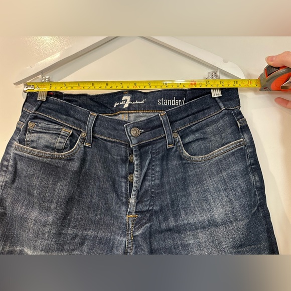 Men’s Seven for All Mankind blue jeans size 32–soft denim, very comfy! - Picture 5 of 13